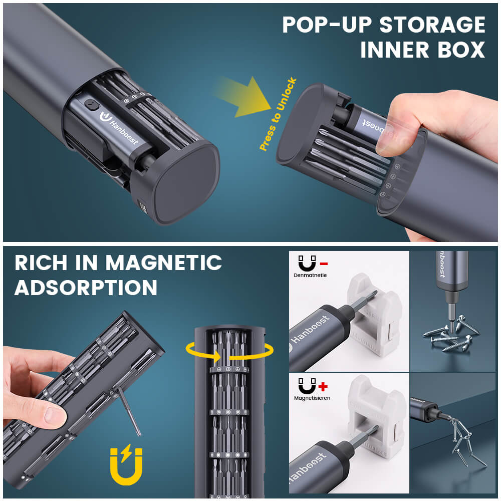 Hanboost 78 in 1 Precision Electric Screwdriver Set